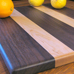 Father's Day gift idea: Walnut and maple cutting board for the chef