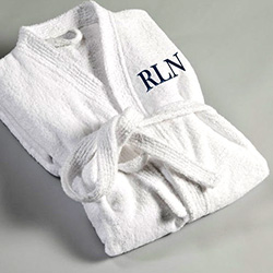 Father's Day gift idea: A personalized robe with his initials