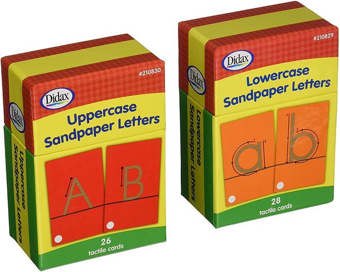 Didax Educational Resources Sandpapers Letters