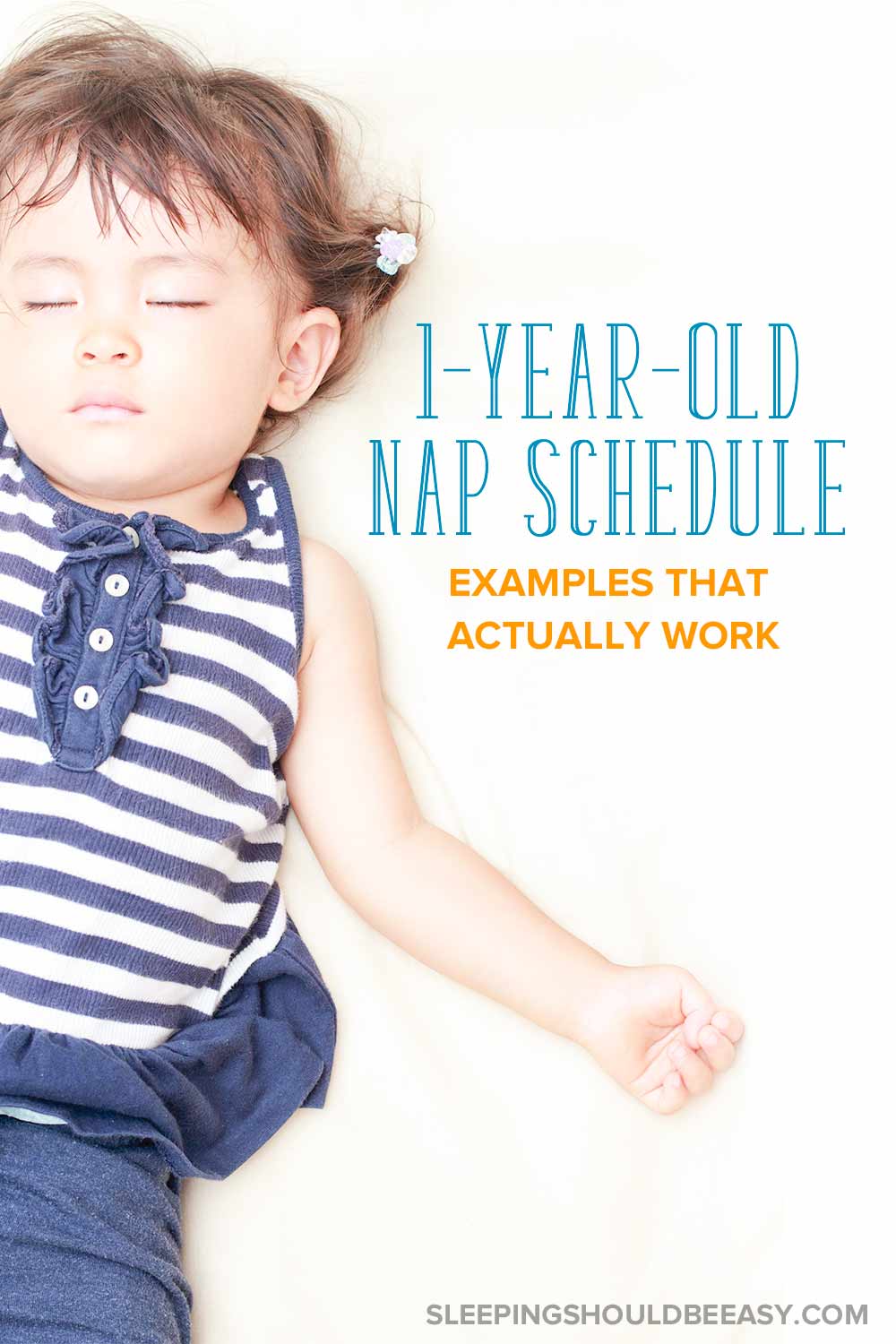 1 year old nap schedule: examples that actually work