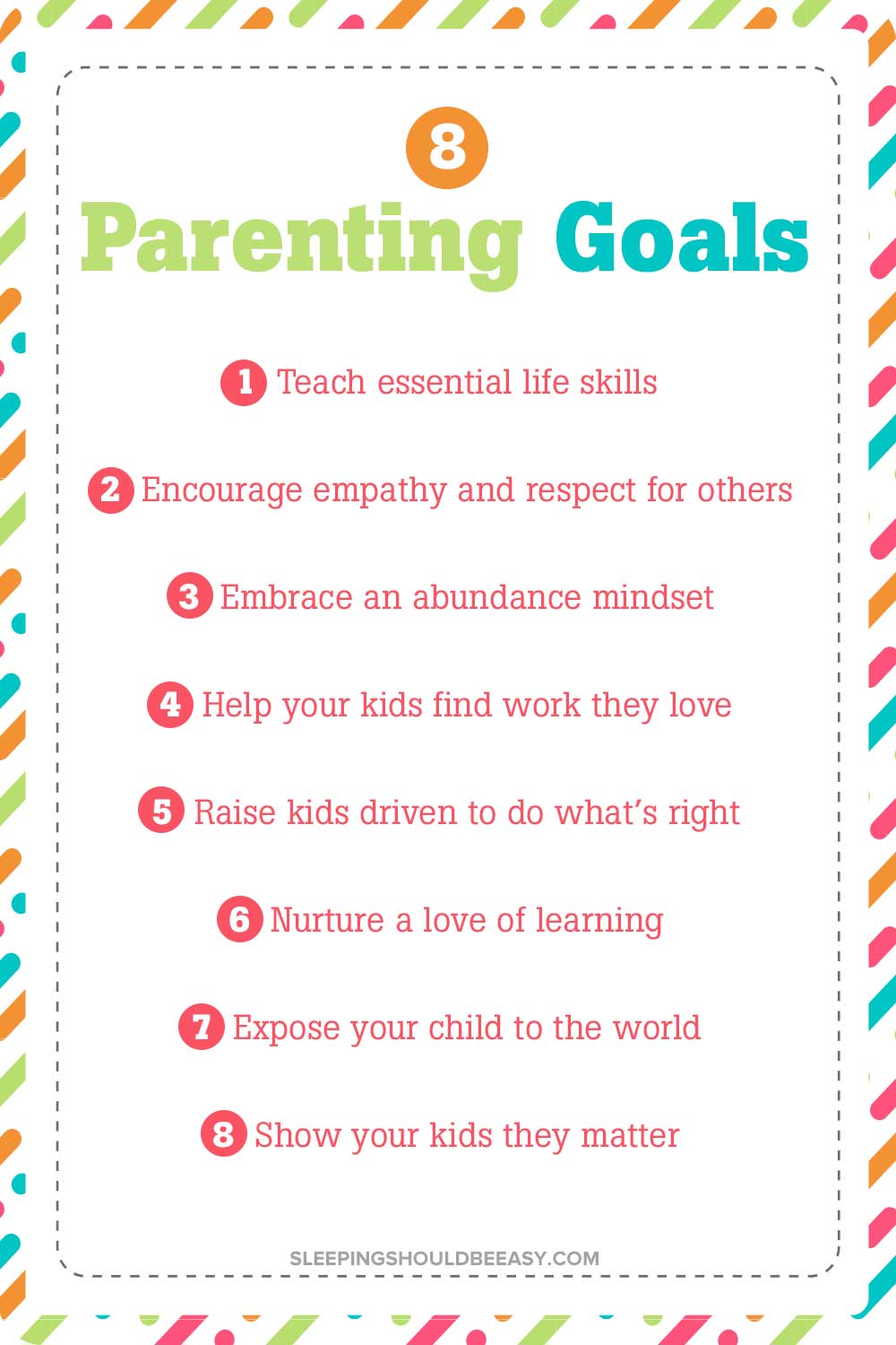 8 Parenting Goals