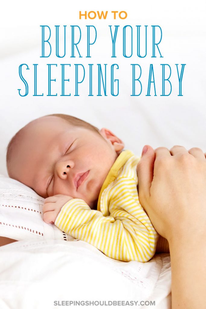 How to Burp a Sleeping Baby (Yes, It’s Actually Possible!)