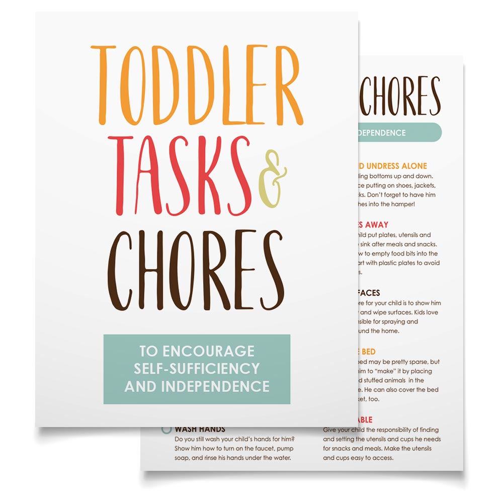 toddler tasks and chores