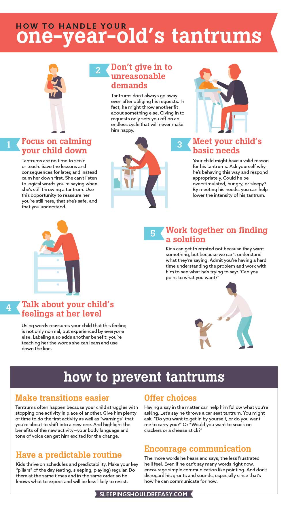 how to handle your 1 year old's tantrums