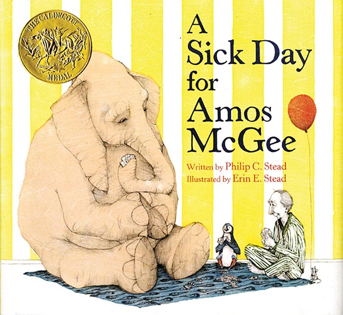A Sick Day for Amos McGee by Philip C. Stead and Erin Stead