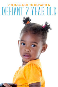 Defiant 2 Year Old
