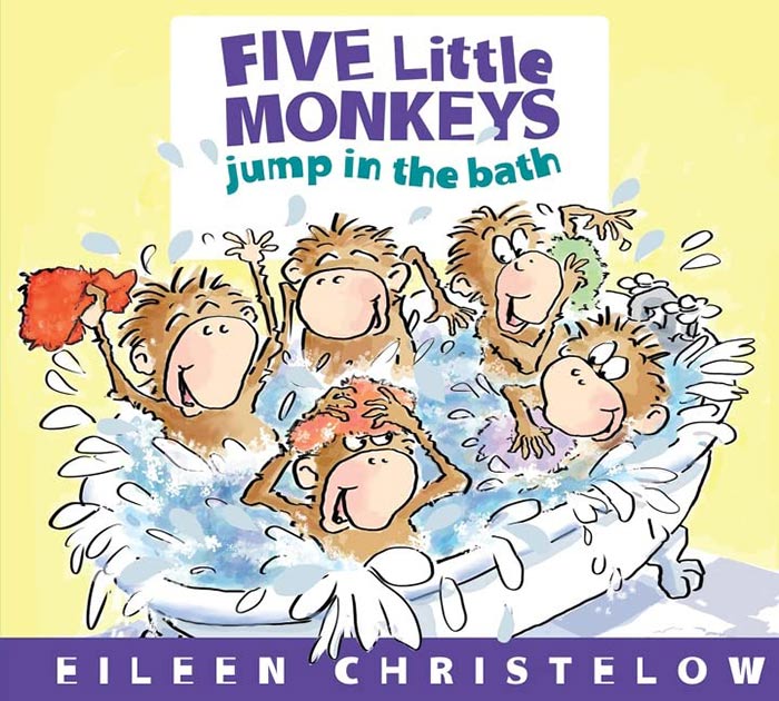 Five Little Monkeys Jump in the Bath by Eileen Christelow