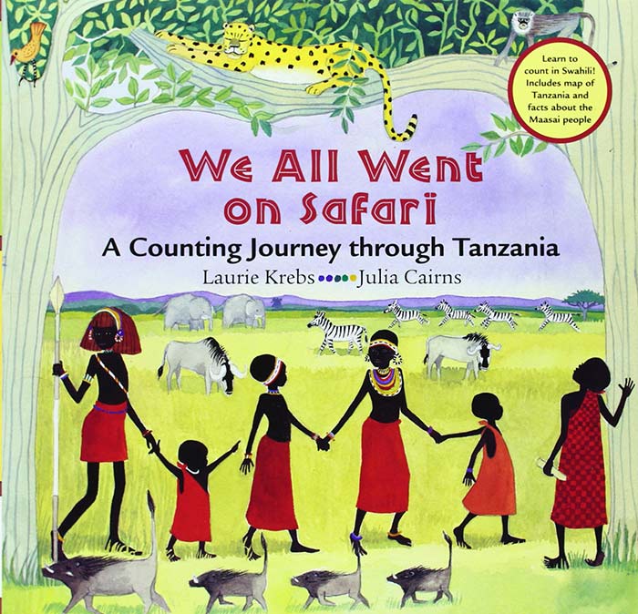 We All Went on Safari by by Laurie Krebs and Julia Cairns