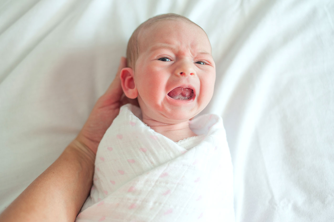 Newborn Wakes Up Screaming