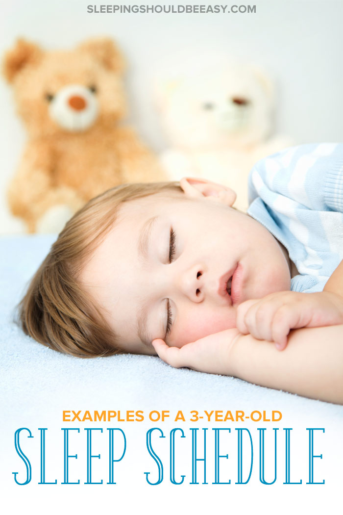 Examples of a 3 Year Old Sleep Schedule